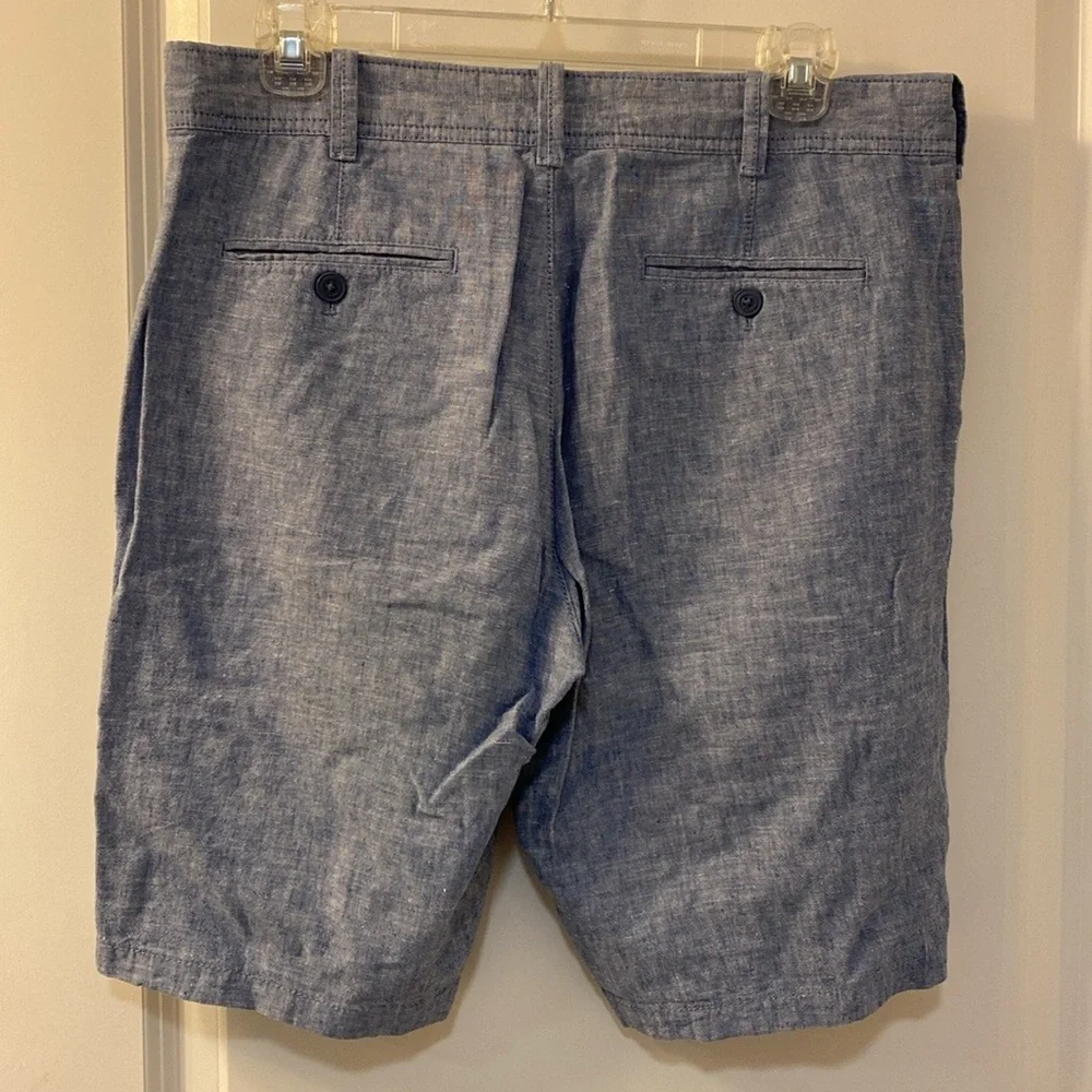 Express Men’s Blue Linen Shorts